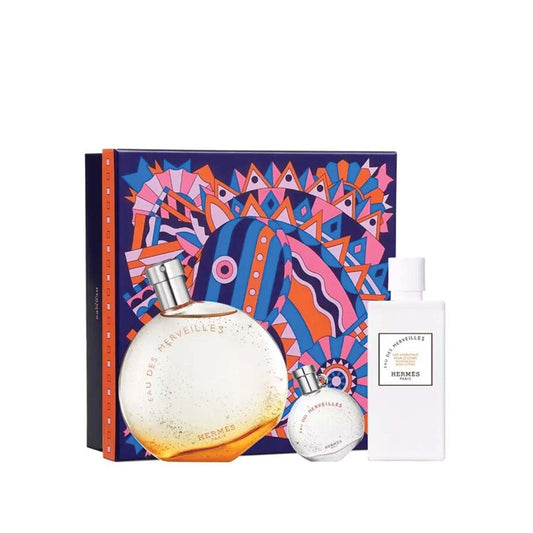 Hermes Ladies Eau Des Merveilles Gift Set Fragrances