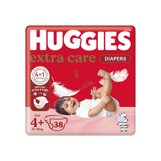 Huggies Extra Care Size 4+ (10-16 Kg) 38 Diapers