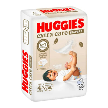 Huggies Extra Care Size 4+ (10-16 Kg) 38 Diapers