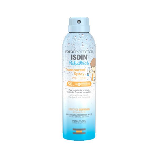 Isdin Fotoprotector Pediatrics Transparent Spray Wet Skin Spf50 250ml