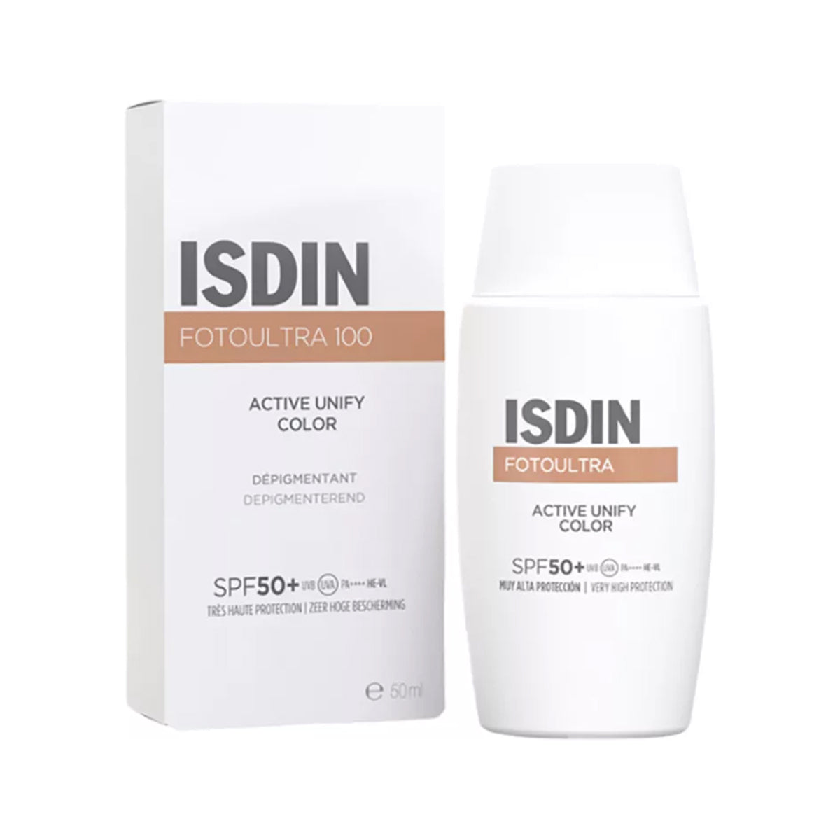 Isdin Fotoultra 100 Active Unify Color Fusion Fluid Spf50+ 50ml