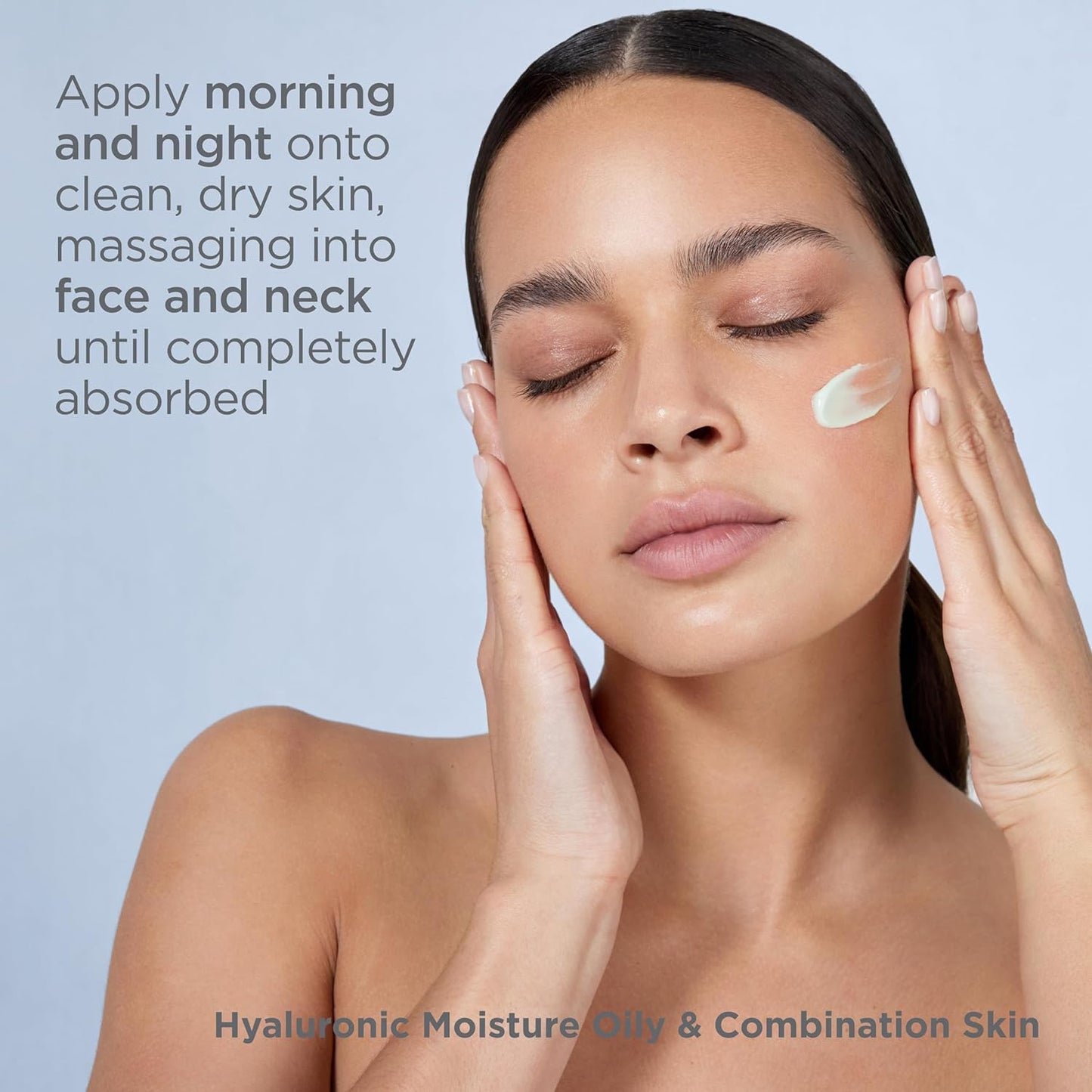 Isdin Hyaluronic Moisture Oily & Combination Skin Cream 50g + Free Spatula