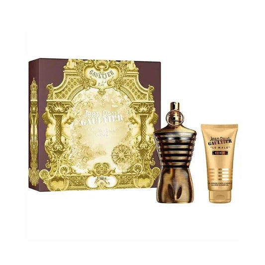 Jean Paul Gaultier Le Male Elixir Parfum 125ml + Shower Gel 75ml Gift Set For Men