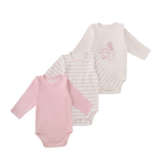 Junior Bodysuit Long Sleeve Love Girl 18-24m