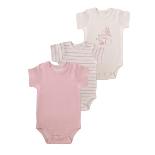 Junior Bodysuit Short Sleeve Love Girl