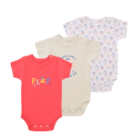 Junior Bodysuit Short Sleeve Spinning Top