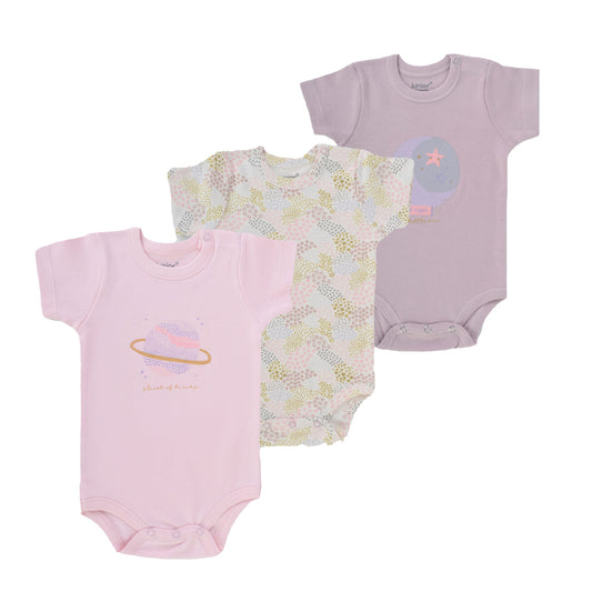 Junior Bodysuit Short Sleeve Stars