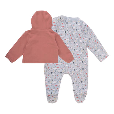 Junior Hello Birde Printed Bodysuit & Jacket
