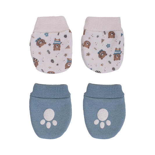 Junior Mr Fluff Printed Gloves 2 PCS