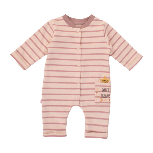 Junior Pink Stripe Sweet Dreams Printed Bodysuit