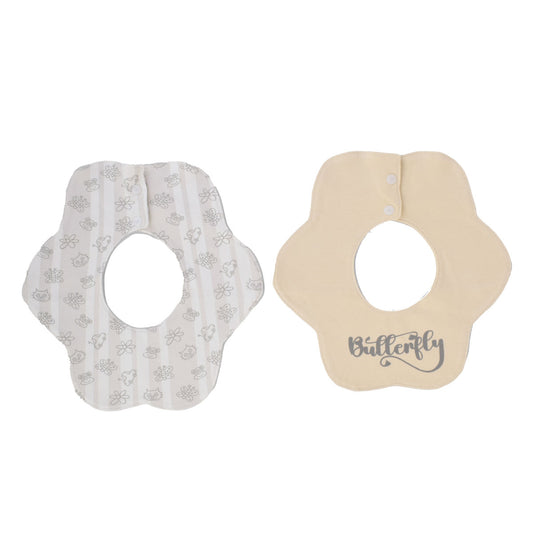 Junior Printed Bib Butterfly 2 PCS
