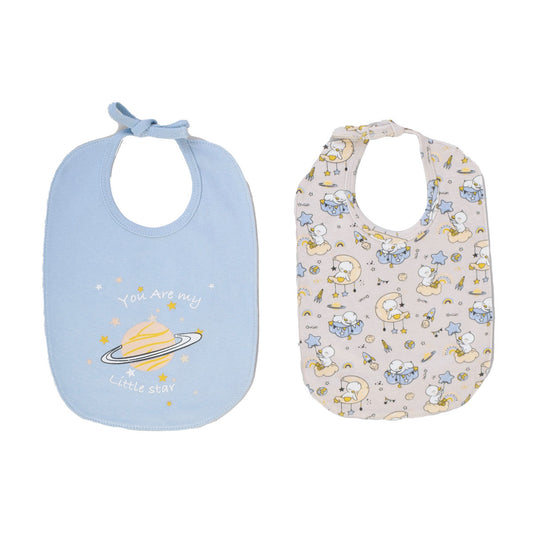 Junior Printed Bib Little Star 2 PCS