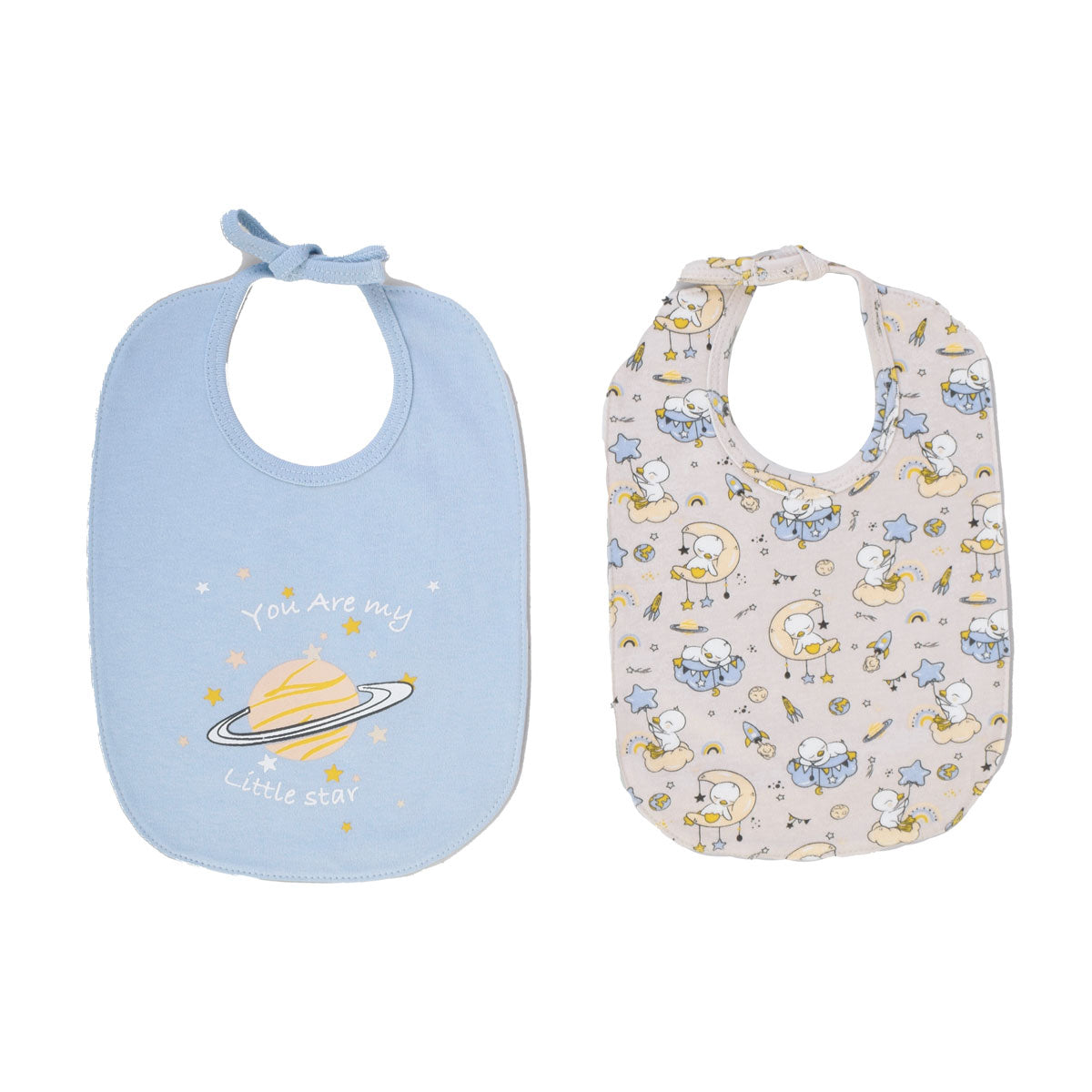 Junior Printed Bib Little Star 2 PCS
