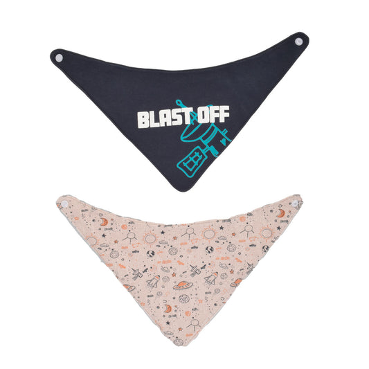 Junior Printed Bib Space Gamer 2 PCS