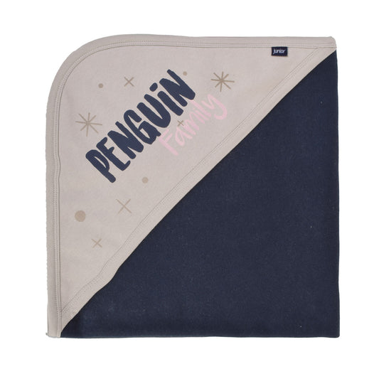 Junior Printed Blanket Penguin