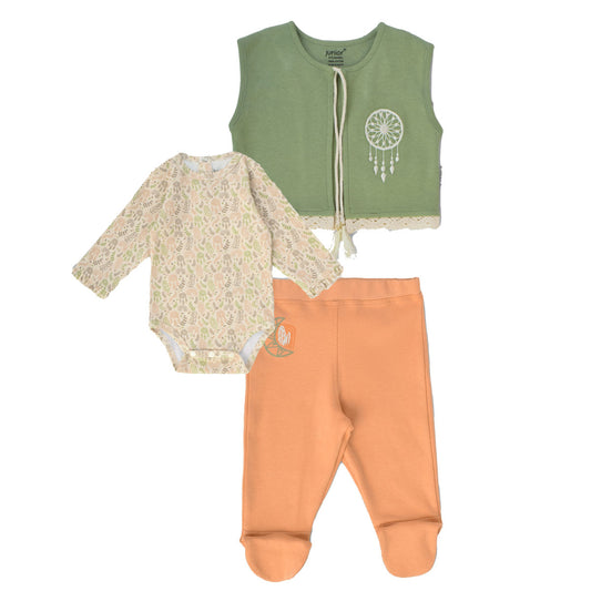 Junior Printed Set Body + Pants + Jacket Dreamcatcher