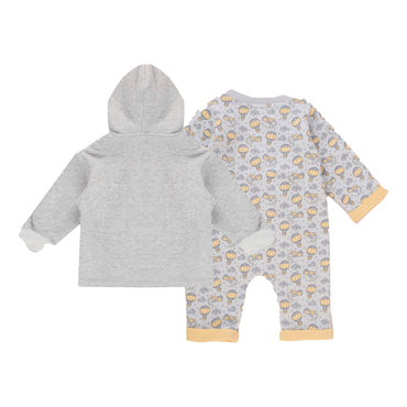 Junior Sky Printed Bodysuit & Jacket