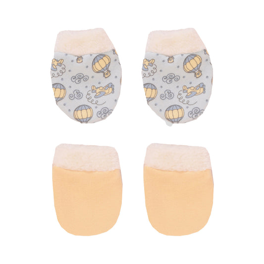 Junior Sky Printed Gloves 2 PCS