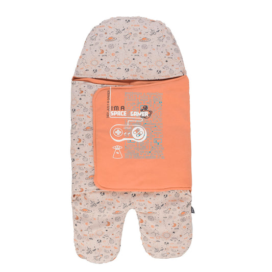 Junior Space Gamer Printed Swaddle
