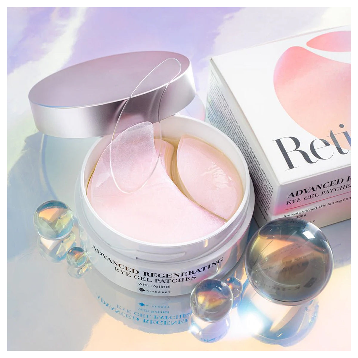 K-Secret Advanced Regenerating Eye Gel Patches With Retinol 60pcs