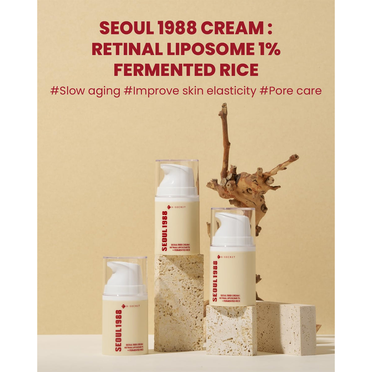 K-Secret Seoul 1988 Cream Retinal Liposome 1% + Fermented Rice 50ml