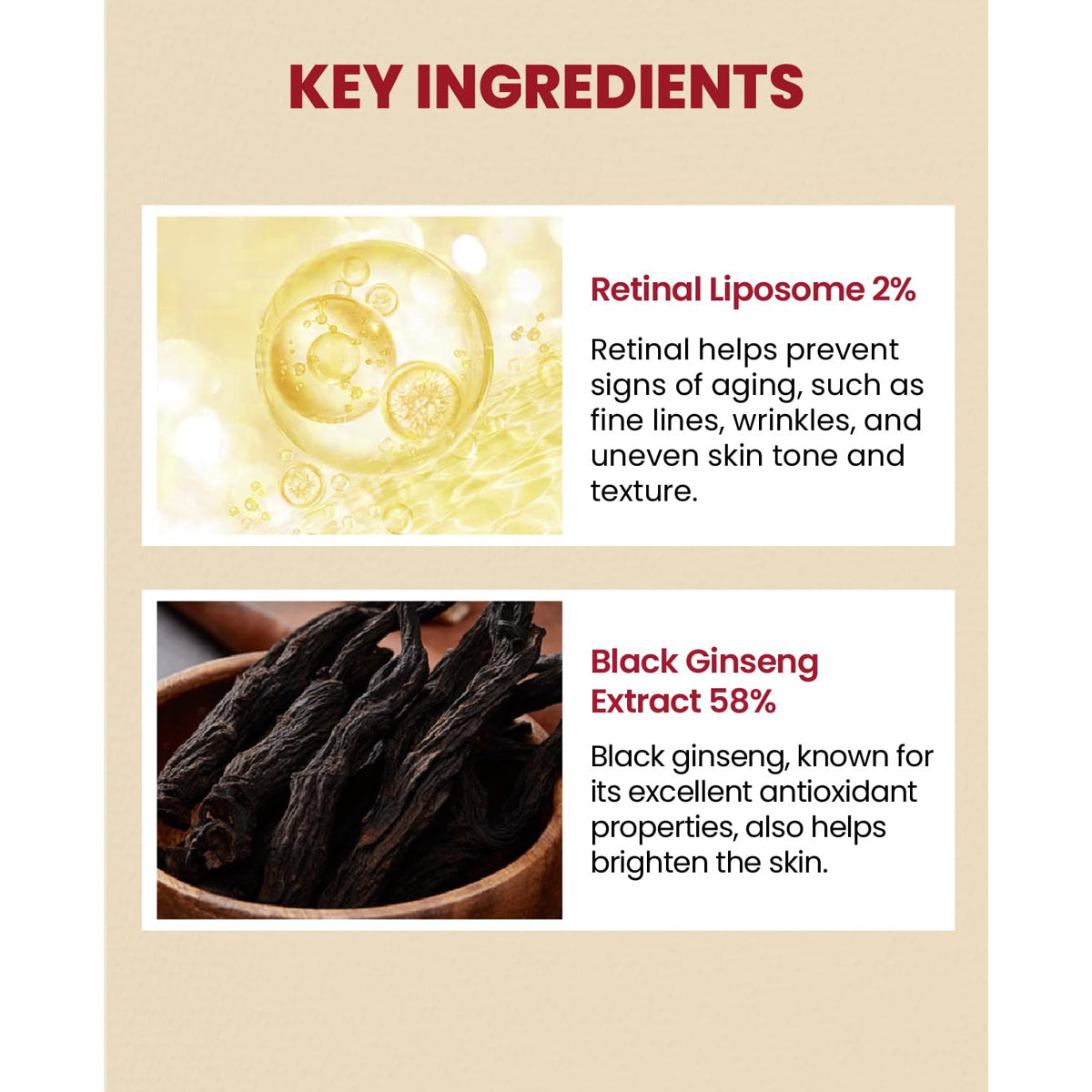 K-Secret Seoul 1988 Serum Retinal Liposome 2% + Black Ginseng 30ml