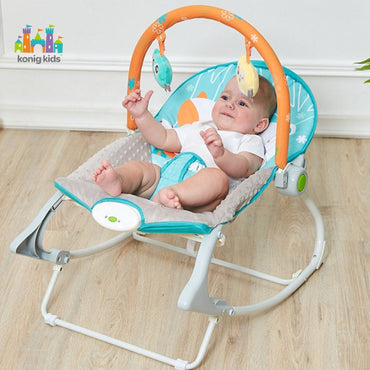 كرسي هزاز للأطفال الرضع والأطفال الصغار من كونيج كيدز، ميكي دوت