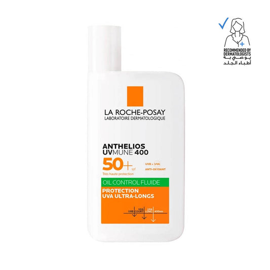 La Roche-Posay Anthelios UVMune 400 Oil Control Fluid Invisible Sunscreen SPF50+ 50ml