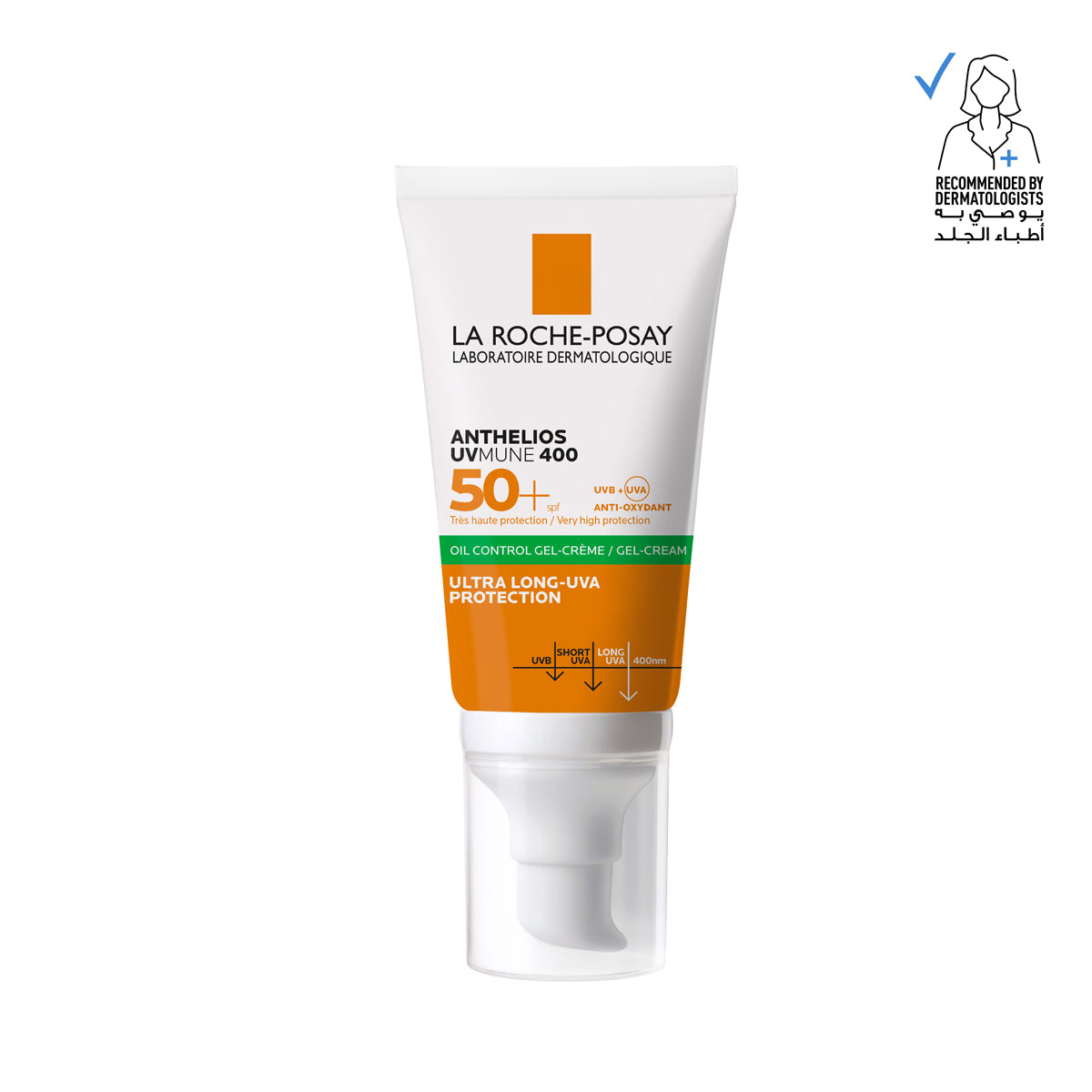 La Roche-Posay Anthelios XL Dry Touch Anti Shine Sunscreen SPF50+ for Oily Skin Gel-Cream 50ml