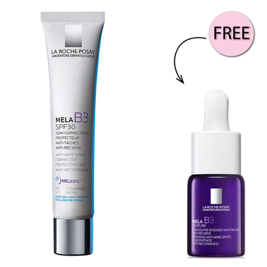 La Roche Posay Mela B3 Anti-dark Spots Concentrate Cream Spf30 With Niacinamide For All Skin Types 40ml + Free Mela B3 Serum 10Ml