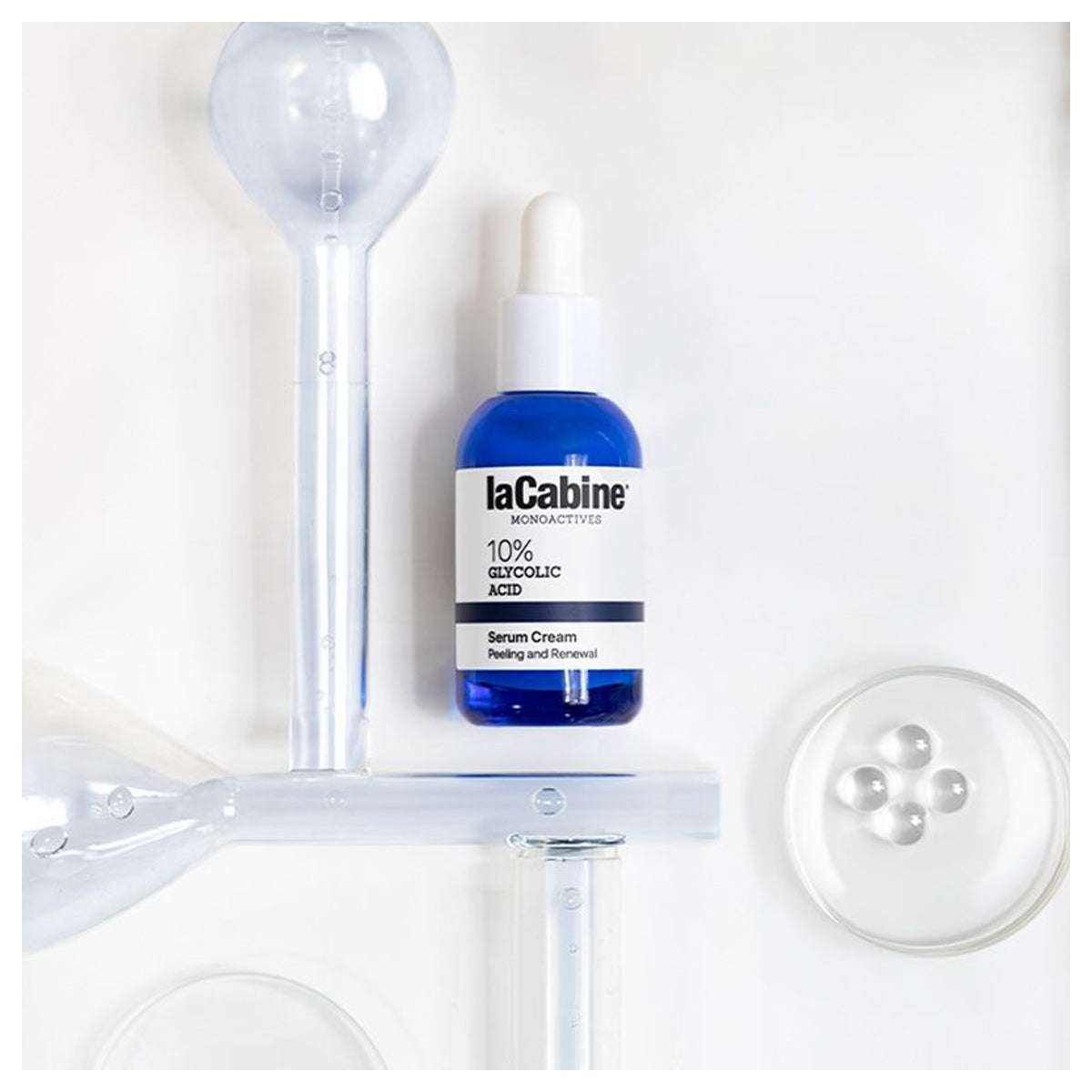 Lacabine 10% Glycolic Acid 2 in 1 Serum Cream 30ml