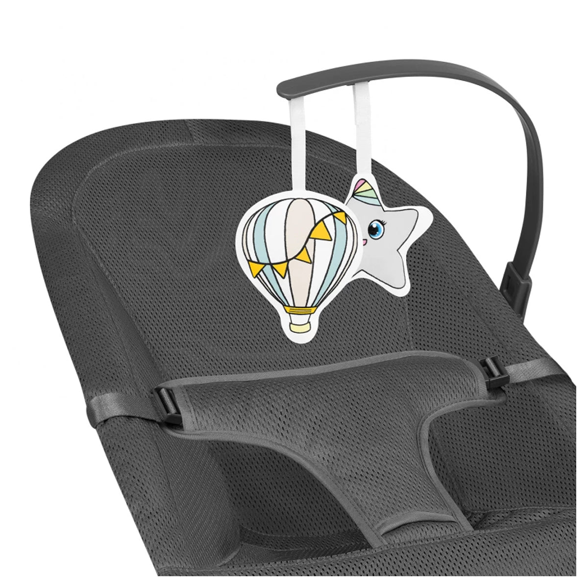 Lionelo June Air Baby Bouncer - Grey Graphite