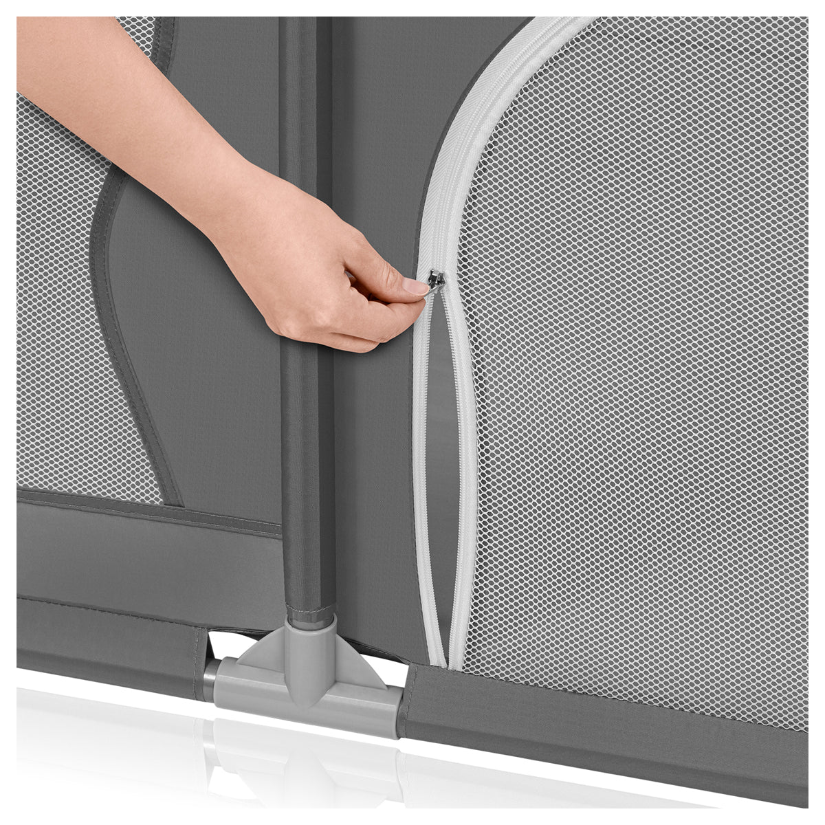 Lionelo Willow Playpen - Grey Concrete