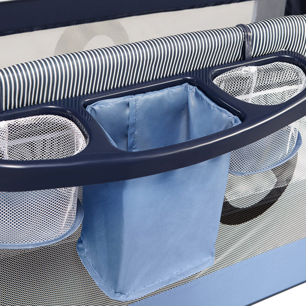 Lionelo Baby Crib Sven Blue Navy