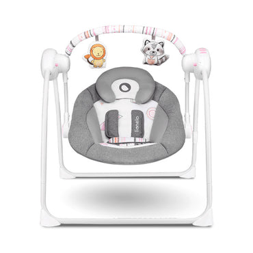 كرسي ليونيلو المتأرجح روبن رمادي/وردة