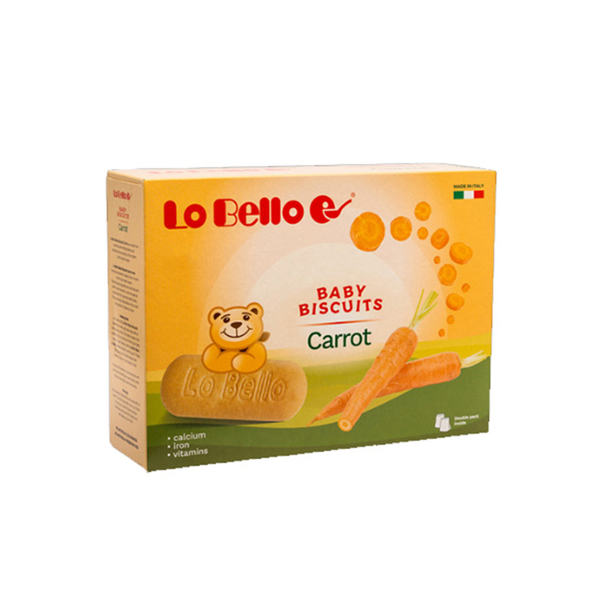 Lo Bello Baby Biscuits Carrot Box