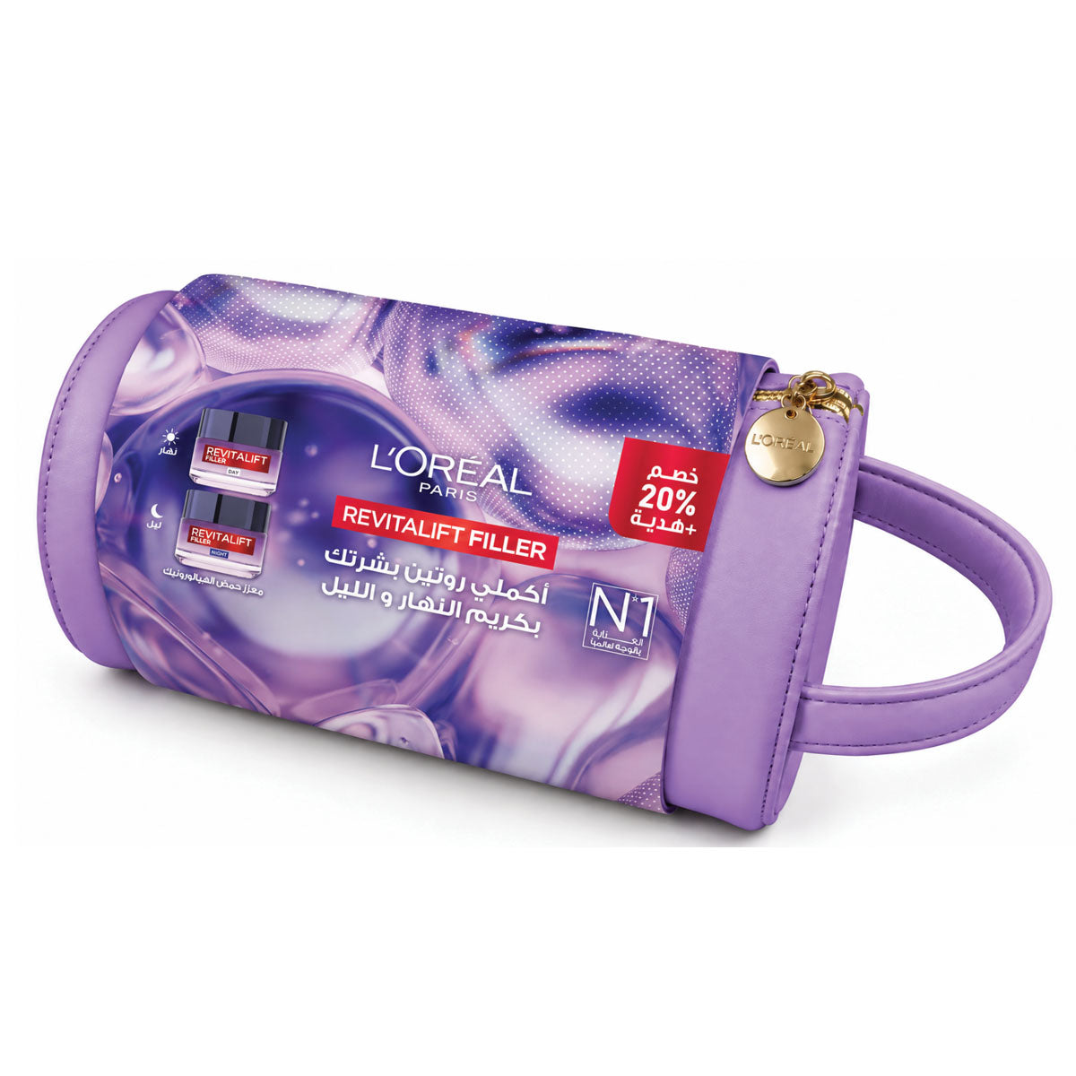 Loreal Paris Revitalift Filler Hyaluron Expert Cream Day + Night 20% Offer + Free Bag