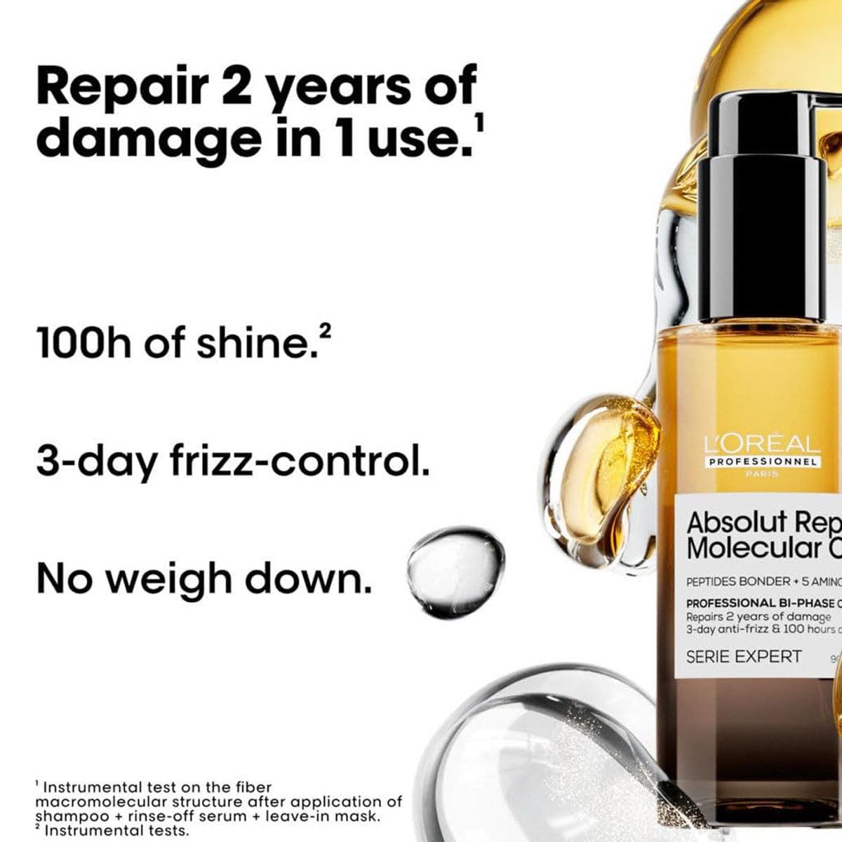Loreal Professional Series Expert Absolut Repair Molecular Bi-Phase Hair Oil 90ml