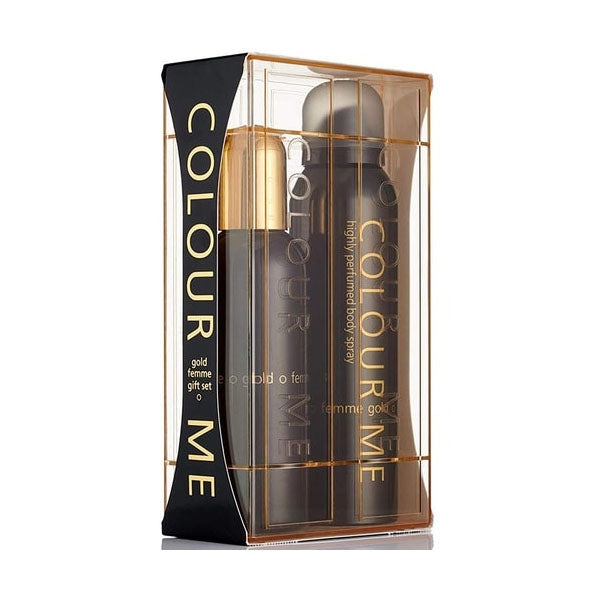 MILTON LLOYD COLOUR ME GOLD WOMAN EAU DE TOILETTE SET