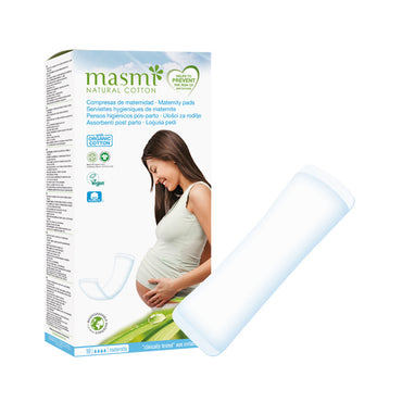 Masmi Maternity Pads Organic Cotton 10 Pieces