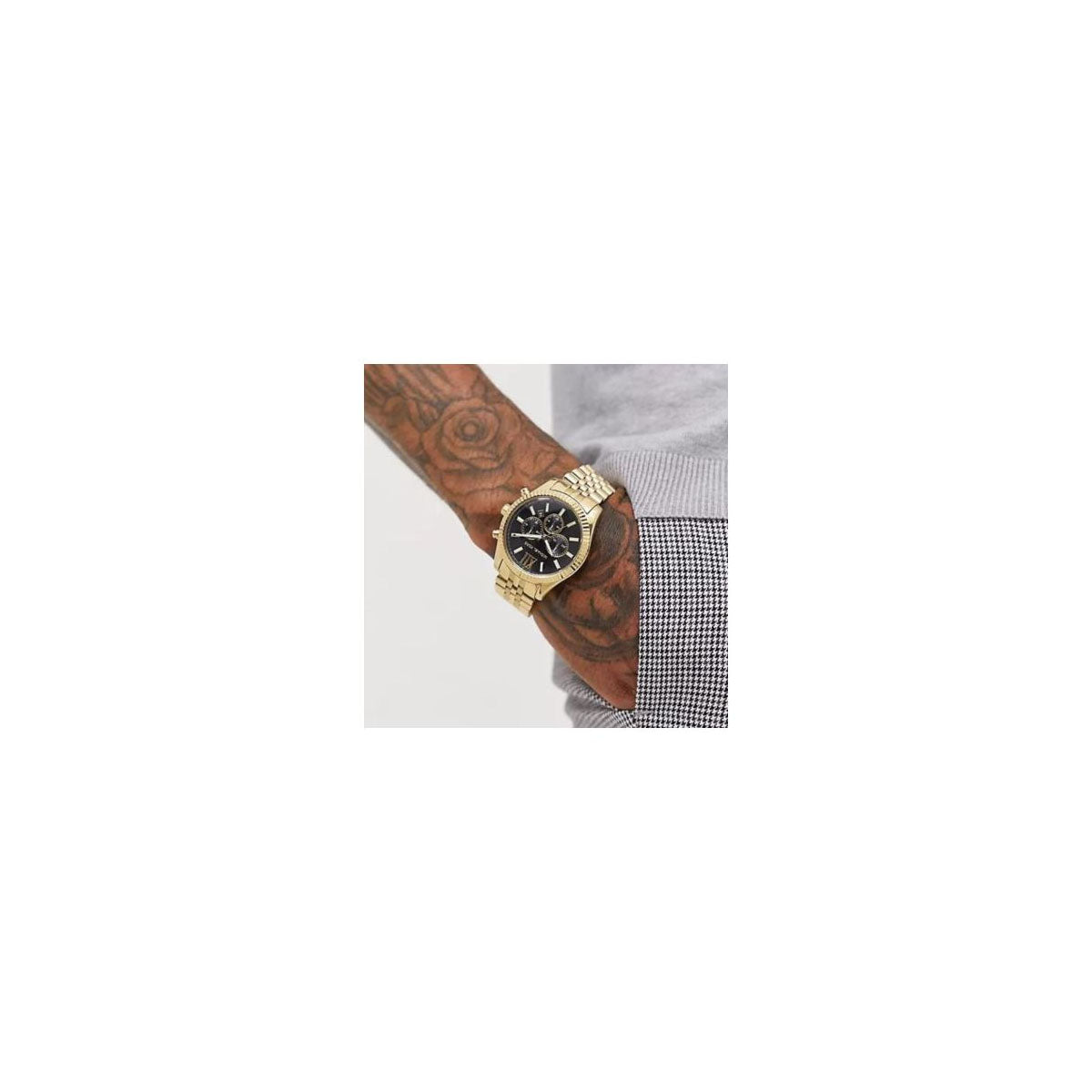 Michael Kors MK8286 Men’s Watch 45 Mm Gold