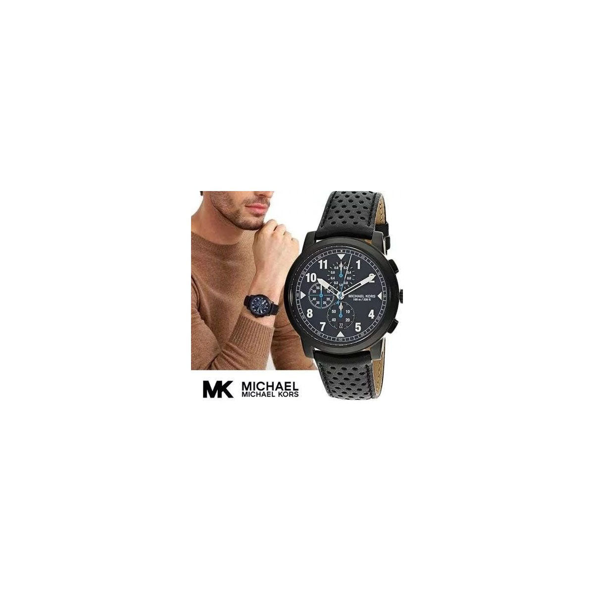 Michael Kors MK8547 Men’s Watch 43 Mm Black