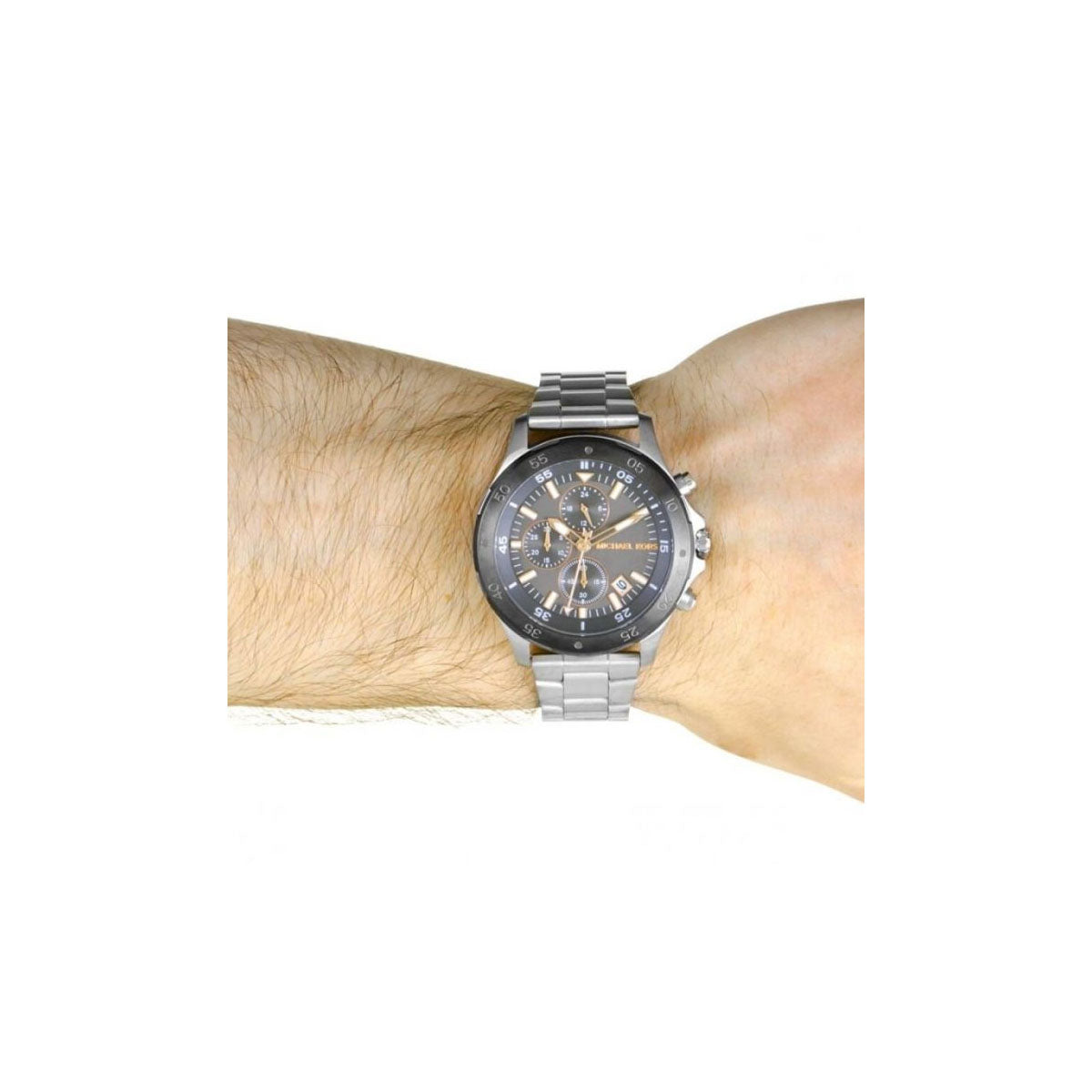 Michael Kors MK8569 Men’s Watch 44 Mm Silver