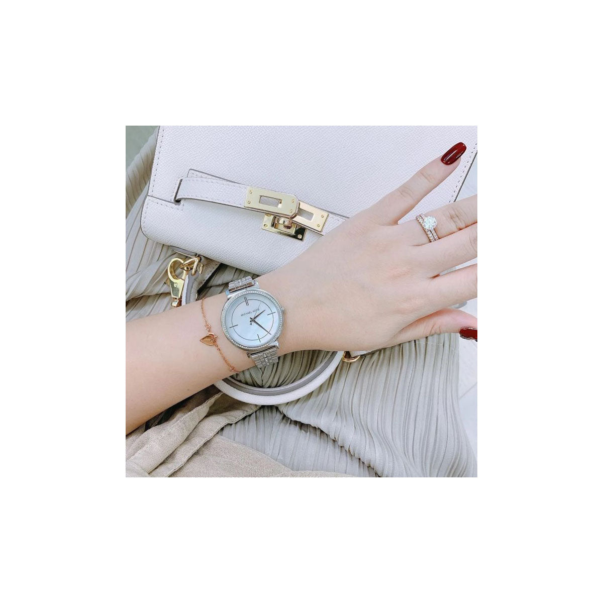 Michael Kors Mk3641 Women’s Watch 33mm Silver