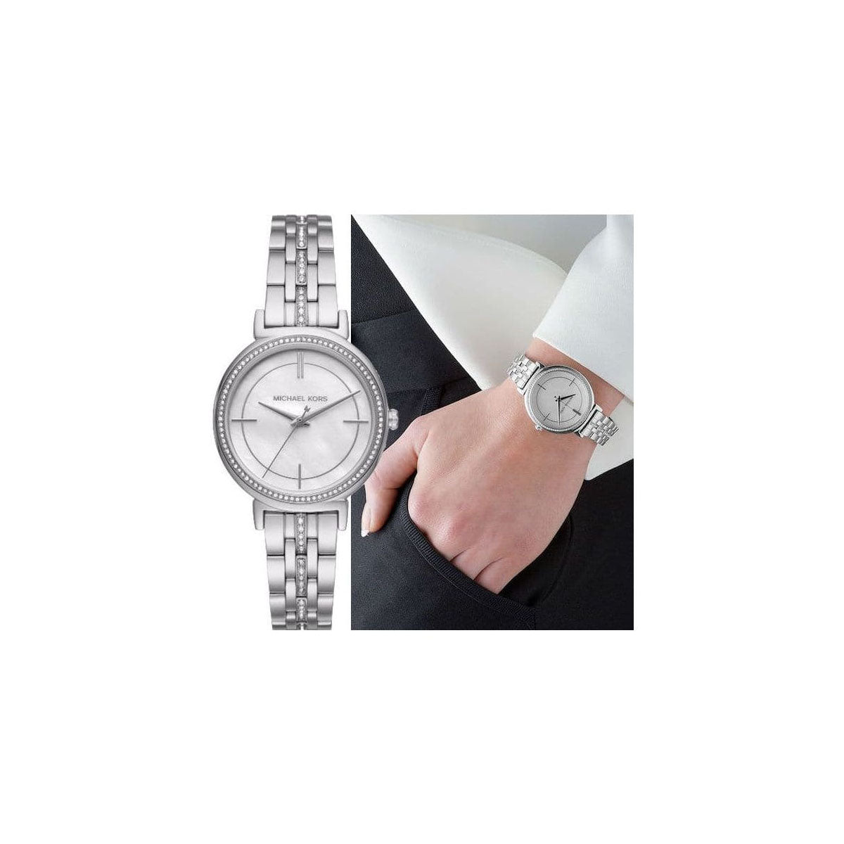 Michael Kors Mk3641 Women’s Watch 33mm Silver