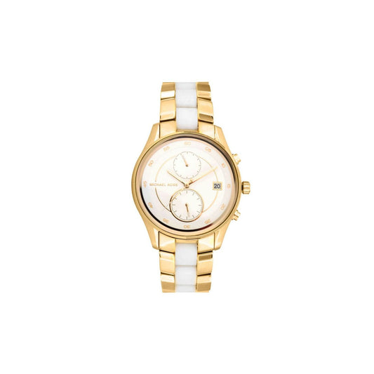 Michael Kors Mk6466 Women’s Watch 40mm Gold White