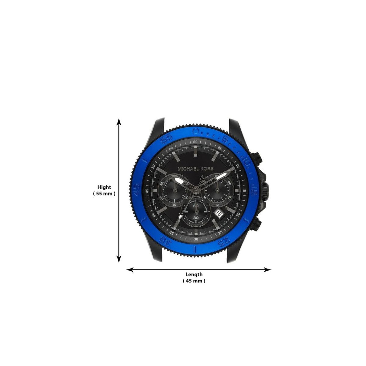 Michael Kors Mk8759 Men’s Watch 45mm Black