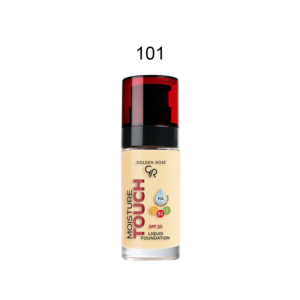 Golden Rose Moisture Touch Liquid Foundation Spf20 30ml