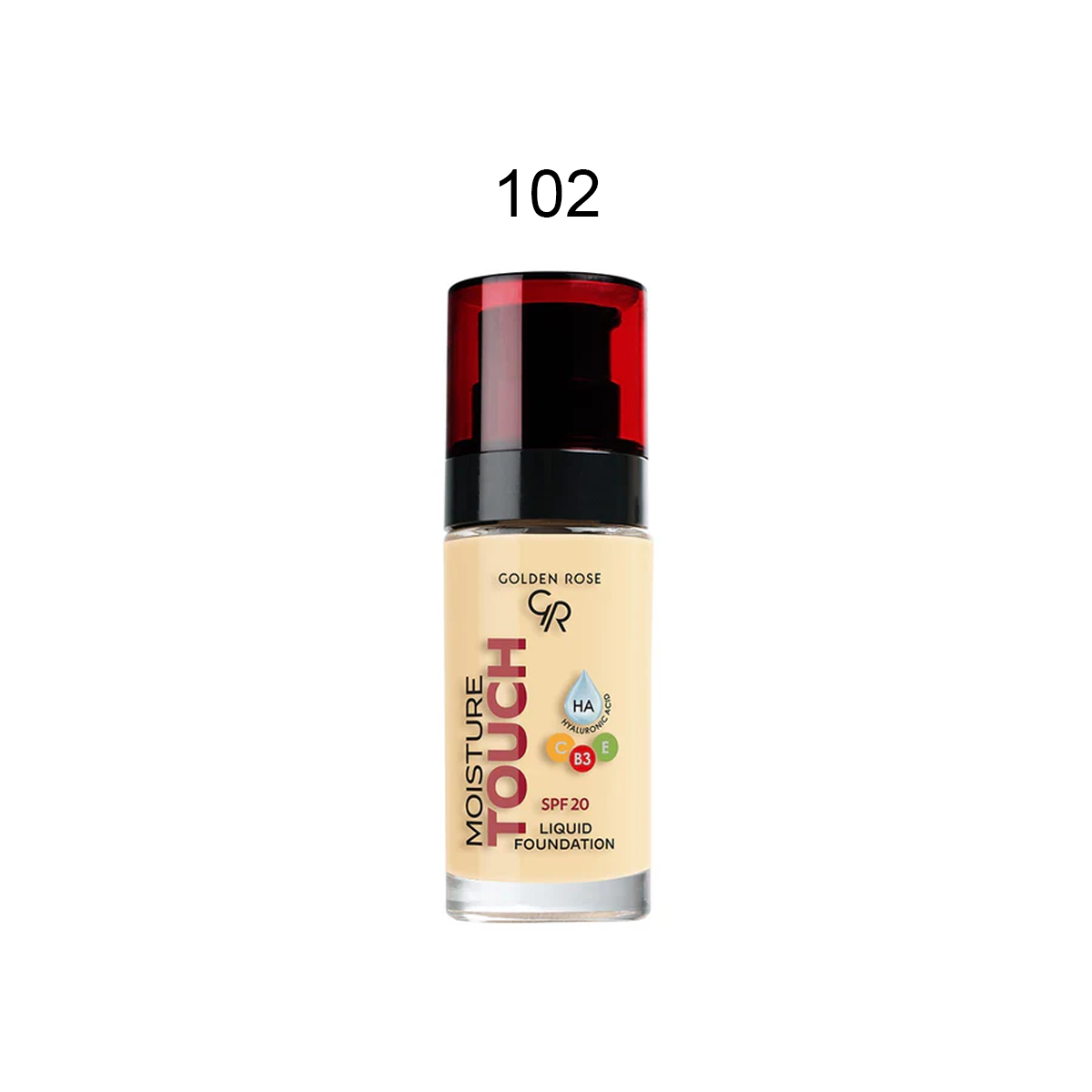 Golden Rose Moisture Touch Liquid Foundation Spf20 30ml