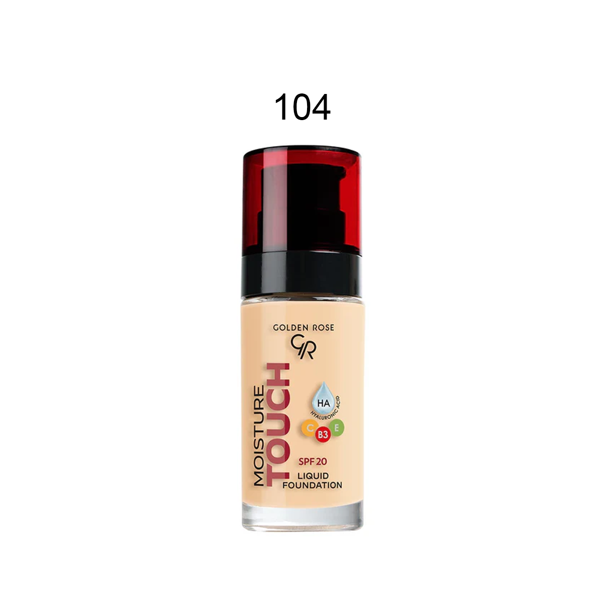 Golden Rose Moisture Touch Liquid Foundation Spf20 30ml